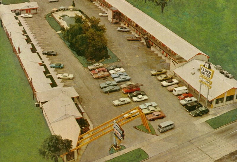 Villager Inn (Dearborn Motel) - Vintage Postcard (newer photo)